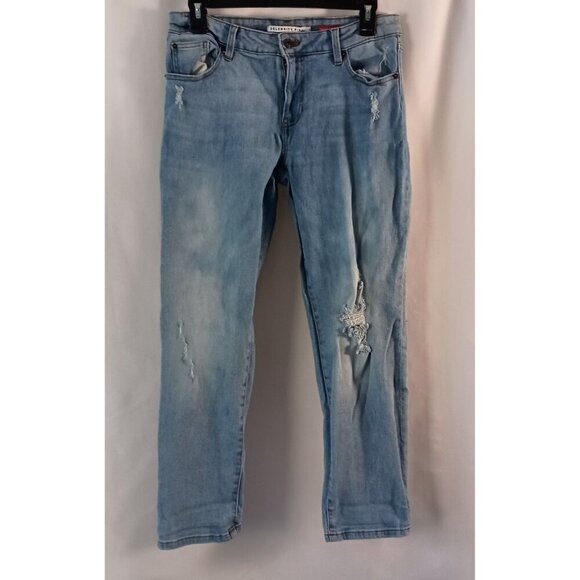 Celebrity Pink The Bestie Distressed Jeans Size 7/28 Women’s Stretch Denim - Picture 6 of 8